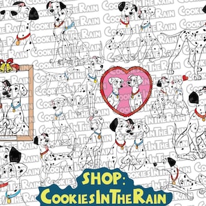 101 dalmatiens svg, pongo svg, svg perdita, pongo perdita svg, amour svg, couple svg, 101 dalmatiens cricut