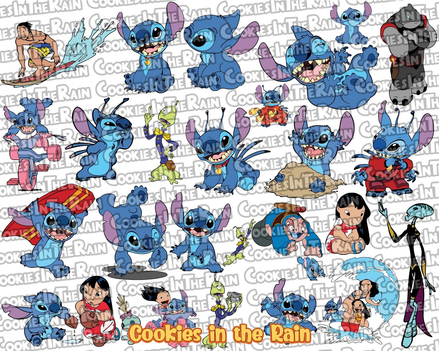 Lilo and Stitch, Jumba, Peakley Poster for Sale by Lordprincey