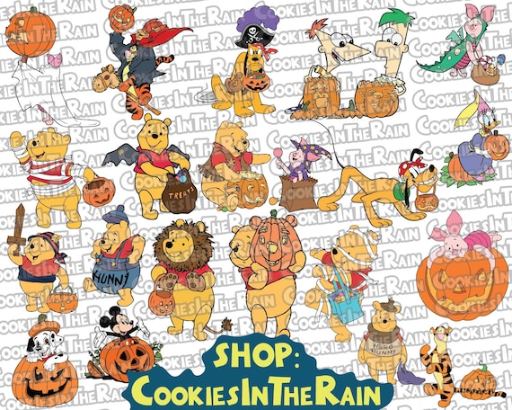 Download Disney Halloween Cliparts Winnie The Pooh Svg Winnie Halloween Svg Files Winnie The Pooh Halloween Svg Mickey Halloween Svg Clip Art Art Collectibles
