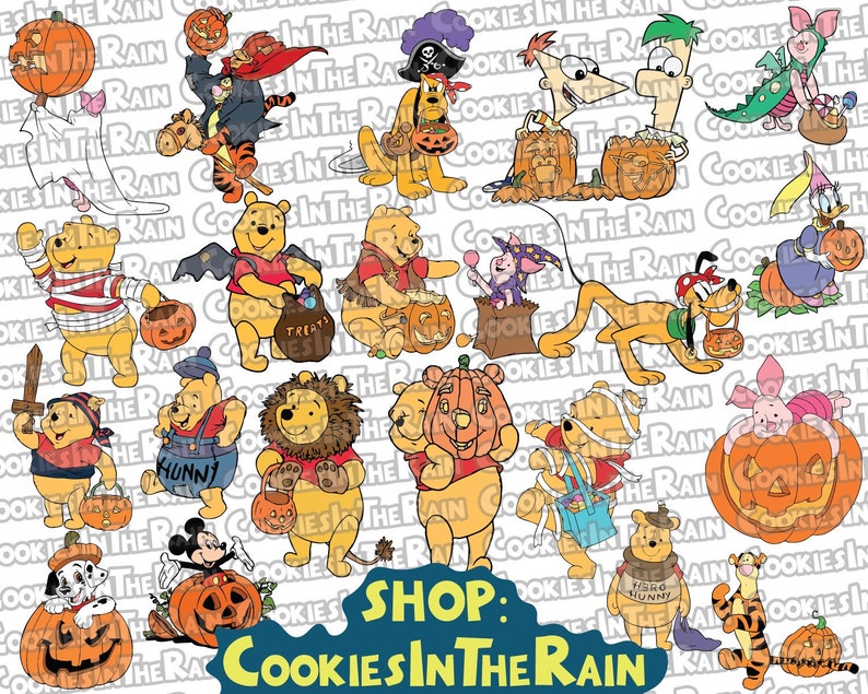 Download Disney Halloween Cliparts Winnie The Pooh Svg Winnie Halloween Svg Files Winnie The Pooh Halloween Svg Mickey Halloween Svg Clip Art Art Collectibles
