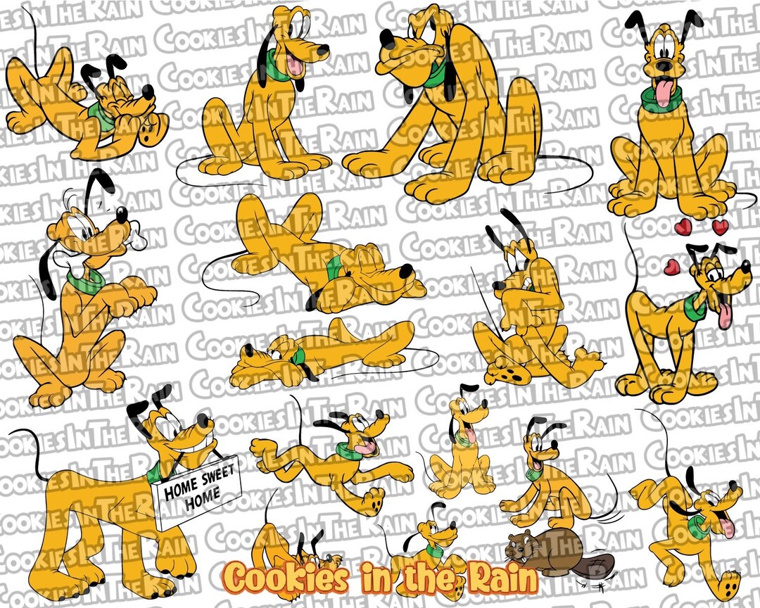 Pluto Svg, Pluto Cricut, Pluto Png, Pluto Layered Svg, Pluto Clipart ...