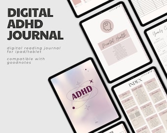 ADHD Digital Planner For Goodnotes, Ipad Planner, Adhd Planner, Daily Adhd Planner, Digital Planner Adult