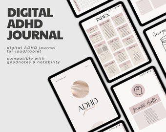 ADHD Digital Planner For Goodnotes, Ipad Planner, Adhd Planner, Daily Adhd Planner, Digital Planner Adult
