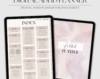 ADHD Digital Planner For Goodnotes, Ipad Planner, Adhd Planner, Daily Adhd Planner, Digital Planner Adult