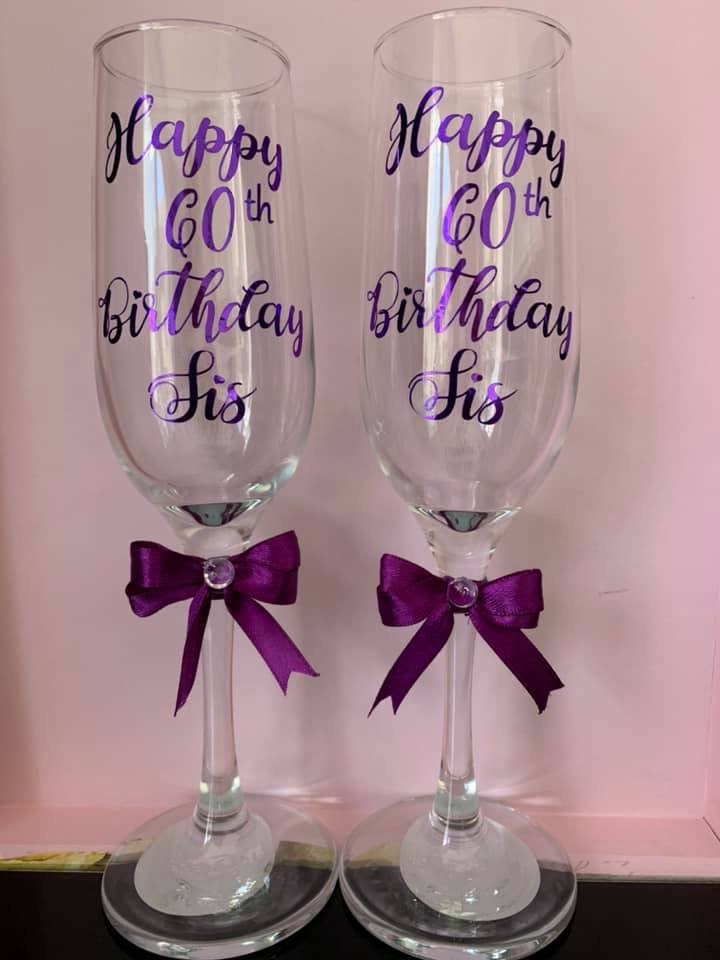 Personalised Glasses Gifts Custom gift Birthday Wedding Etsy
