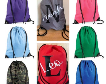 Personalised PE kit bag, School Gym Bag, Swim bag, Sports bag, back to school bag, Kit bag, Named School Bag - Special offer on multiples