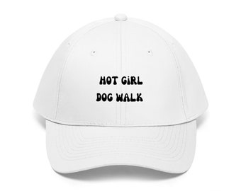 Sombrero de paseo de perro de chica caliente, sombrero de papá de mamá de perro, sombrero de mamá de perro, regalo de amante de los perros, regalo de mamá de perro, sombrero de persona de perro, sombrero de paseo de chica caliente, sombrero de papá