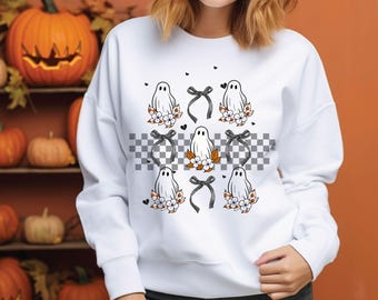 Coquette Bow Halloween png, Halloween schattig spook png, Halloween png, spook png, spookachtig seizoen png, coquette png, sublimatie png-ontwerpen