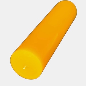 100% Pure beeswax pillar candle 7”