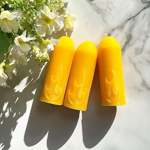 pure beeswax UCO candles - emergency tapers - fit in UCO candle lantern - camping candles - up to 15 hours