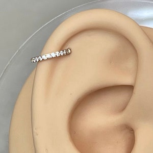Helix Piercing Gold 14, 16, 18G 8mm/10mm Cute Conch Orbital Earring Piercing Cartilage Helix Earring Hoop  Earrings Helix Conch Ring Jewelry