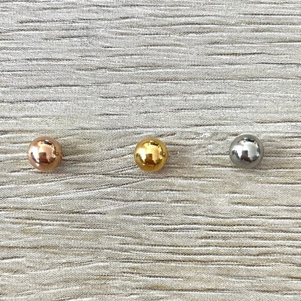 Belly Button Ring Screw Ball Silver Rose Gold Ball Gold Ball Silver Ball Belly Button Ring | Belly Button Jewelry | Belly Button Screw Ball