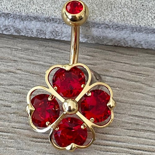 Gold Moon Belly Button Ring Dainty Belly Button Rings Etsy