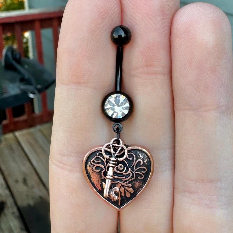 Digestive Key Ring Key Belly Ring - Etsy