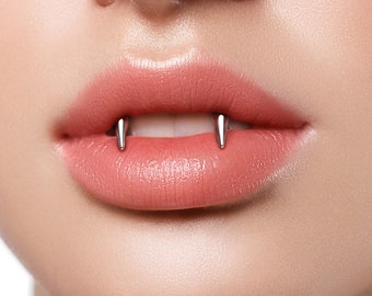 Smiley Piercing Jewelry | Vampire Piercing | Lip Spike Ring | Smiley Jewelry Body Jewelry