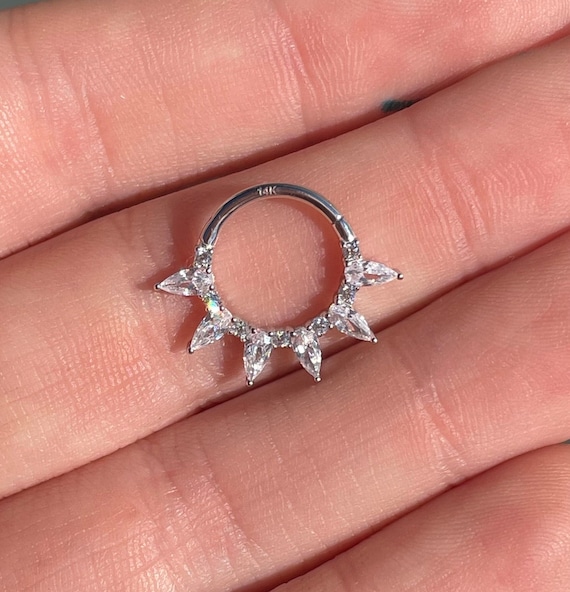 White gold daith jewelry discount