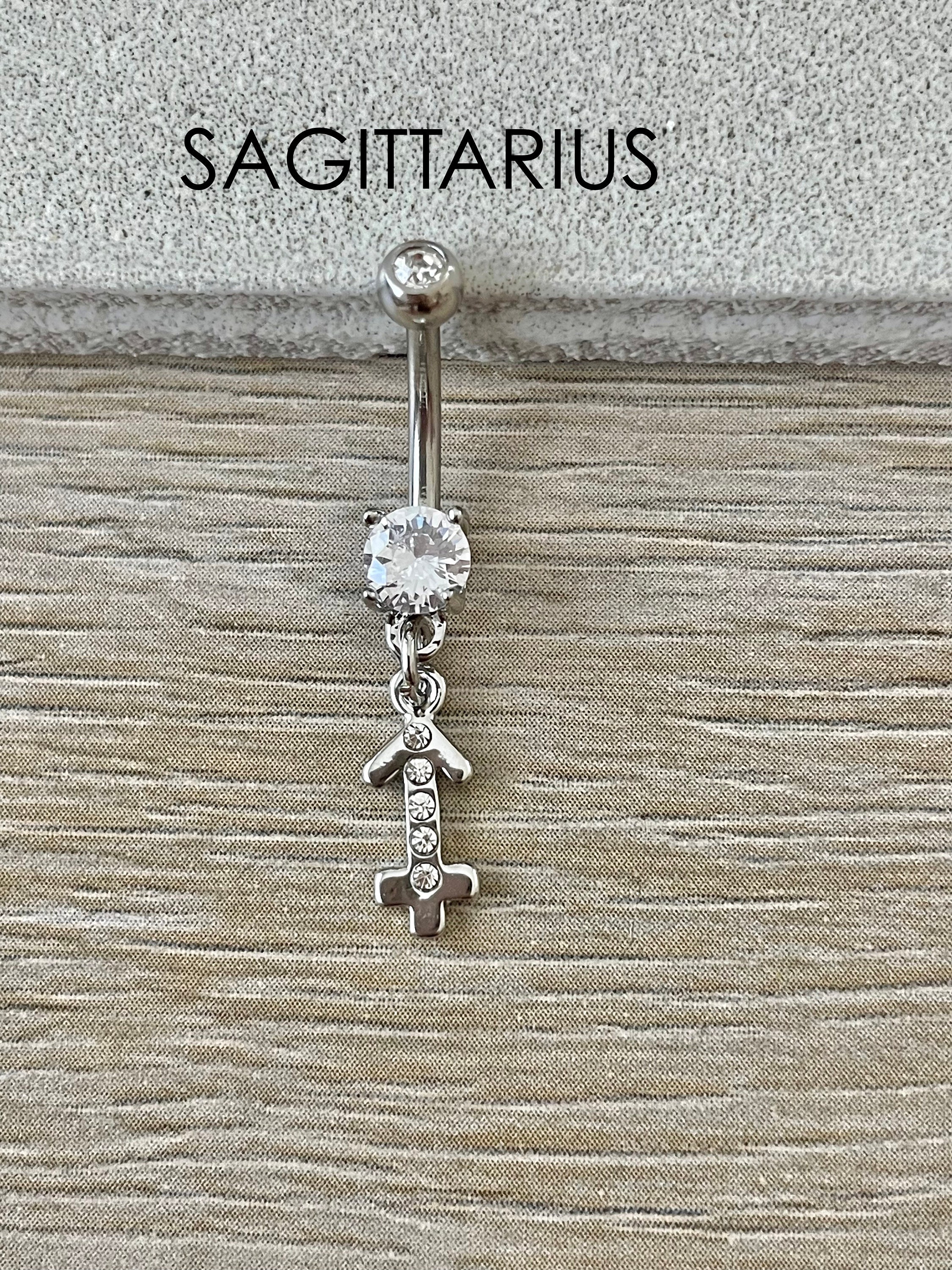 Silver Libra Belly Button Ring Horoscope Dainty Belly Ring CZ Belly Rings Unique Cute Navel Belly Button Jewelry Gemini Leo Virgo Etsy Ireland