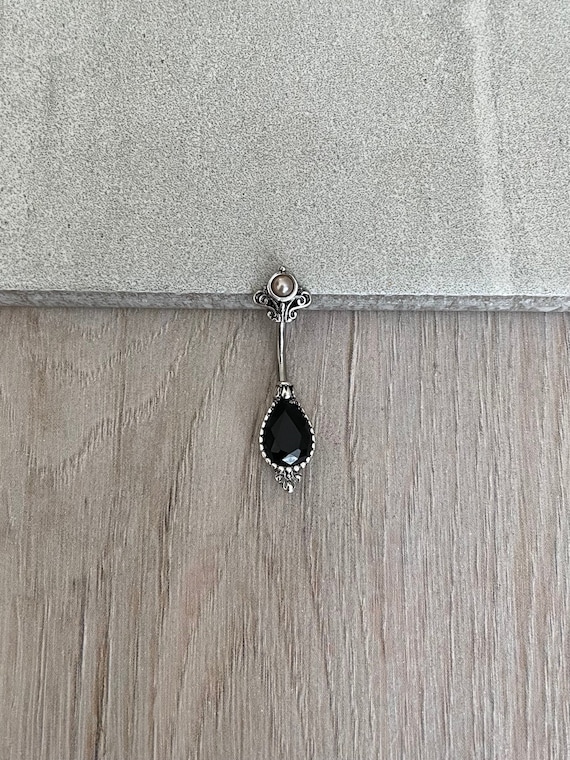 Vintage belly shop button rings