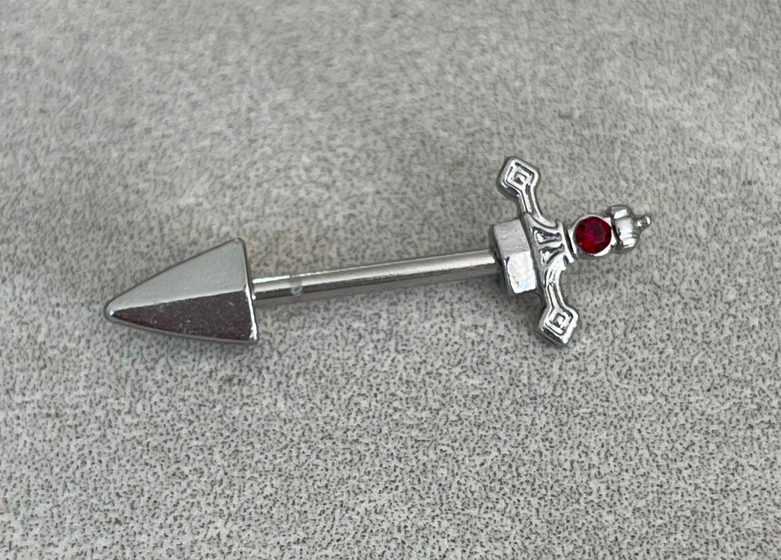 Silver Sword Nipple Ring Cute Cool Unique Nipple Jewelry Etsy