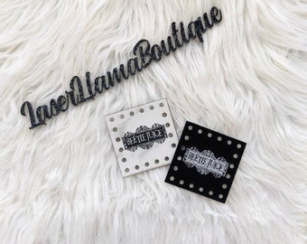 Beetlejuice Sign/Beetlejuice Patch for Handmade crafts/Crochet, Knit or Sew On Tags/Halloween Labels for Beanies, Cozies, Blankets, Baskets