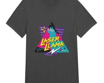 Laser Llama Logo Shirt~Triblend Unisex Crewneck