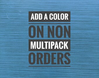 Add an Additional Color of Faux Leather on Non-Multipack Orders