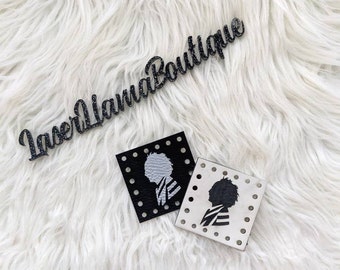 Beetlejuice Profile/Patch for Handmade crafts/Crochet, Knit or Sew On Tags/Halloween Labels for Beanies, Cozies, Blankets, Baskets