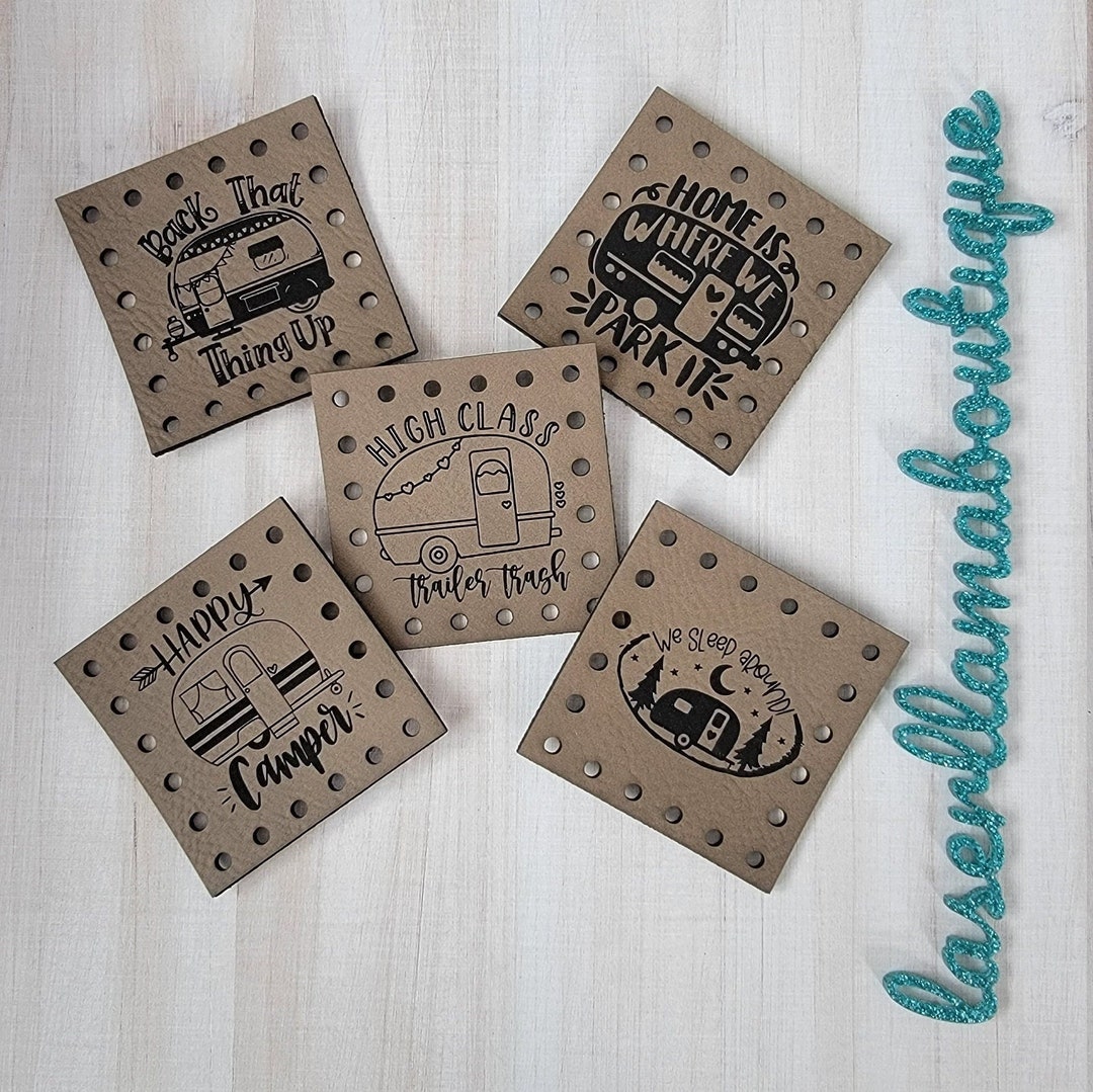 Personalized Rv Tags Rv/camper/trailer Eco Friendly Leather Patches/2