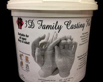 Family Casting Kit. Up to 6 Family Members. Registered with TGA. 100% Safe