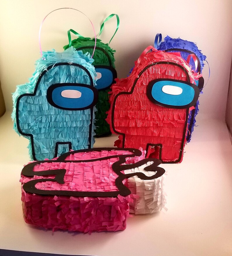 Among Us pinata Among us party Mini pinatas Etsy