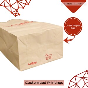 Wholesale Personalized Color Printed Pharmacy Prescription Grocery Bags 16X7X10 Inches image 2