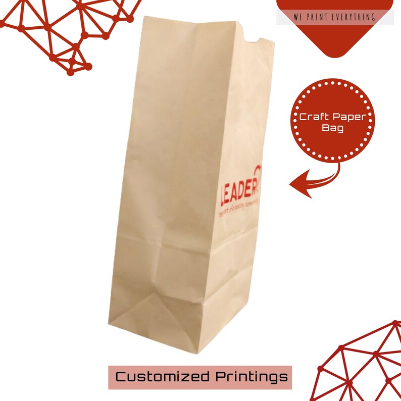 Wholesale Personalized Color Printed Pharmacy Prescription Grocery Bags 16X7X10 Inches image 5