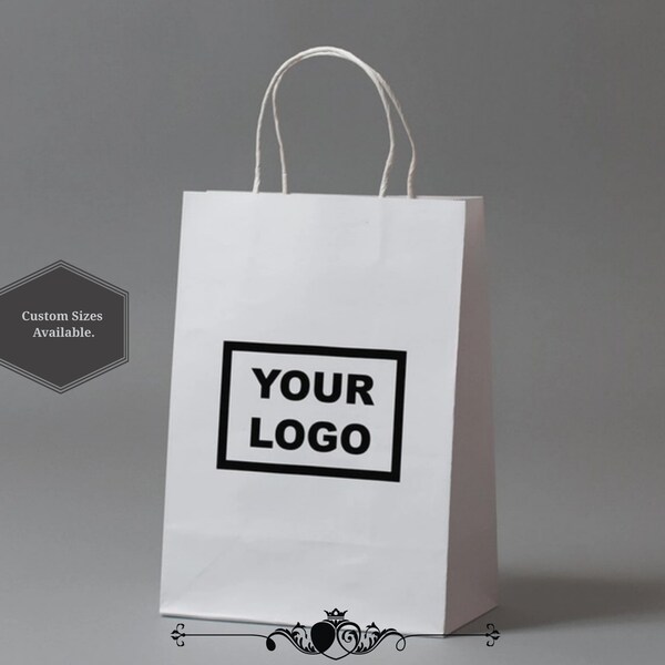 Plastic Bags With Logo Etsy