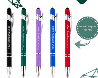 Personalized Luxurious Soft Touch Pen for brand awareness, Rubberized Soft Touch Ballpoint Pen, Fancy Custom Pen for Gift