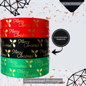 Explore unique ribbon styles, Customize sizes with personalized cotton tape add your name, image, text, and logo for a special touch image 1