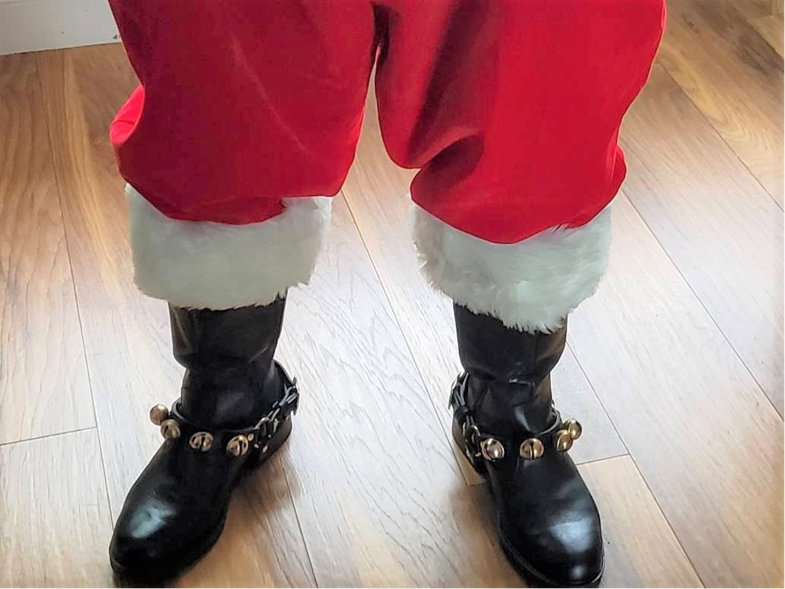 Santa Claus Boot Straps With 1 Bells Father Christmas - Etsy UK