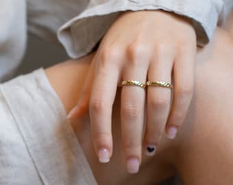 Twist Ring, Double Twist Ring, Rope Ring, Silver Twist Ring, Twist Stacking Ring, Woven Ring, Stacking Ring, Dainty Silver Ring, Gold Ring