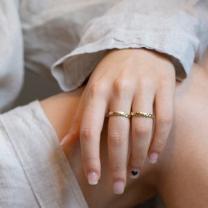 Twist Ring, Double Twist Ring, Rope Ring, Silver Twist Ring, Twist Stacking Ring, Woven Ring, Stacking Ring, Dainty Silver Ring, Gold Ring