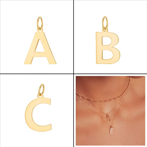 Initial Pendant Etsy