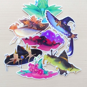 Pack Witch Hat Stickers