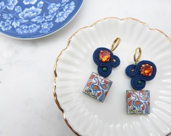 Maiolica Soutache Earrings