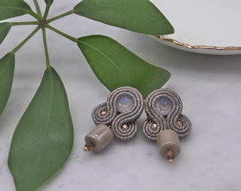 Laurel soutache earrings