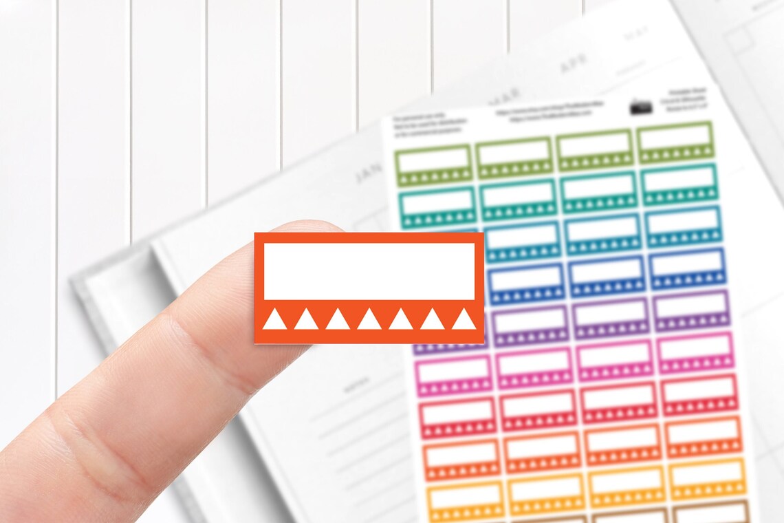 Triangle Printable Habit Tracker Sticker Daily Planner Etsy Triangle Printable Habit Tracker Sticker Daily Planner Etsy