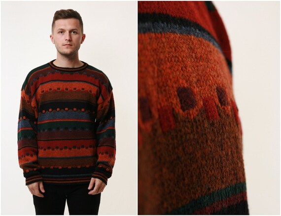 Wool KOLOR KNITS Ireland Vintage Knitwear Sweater