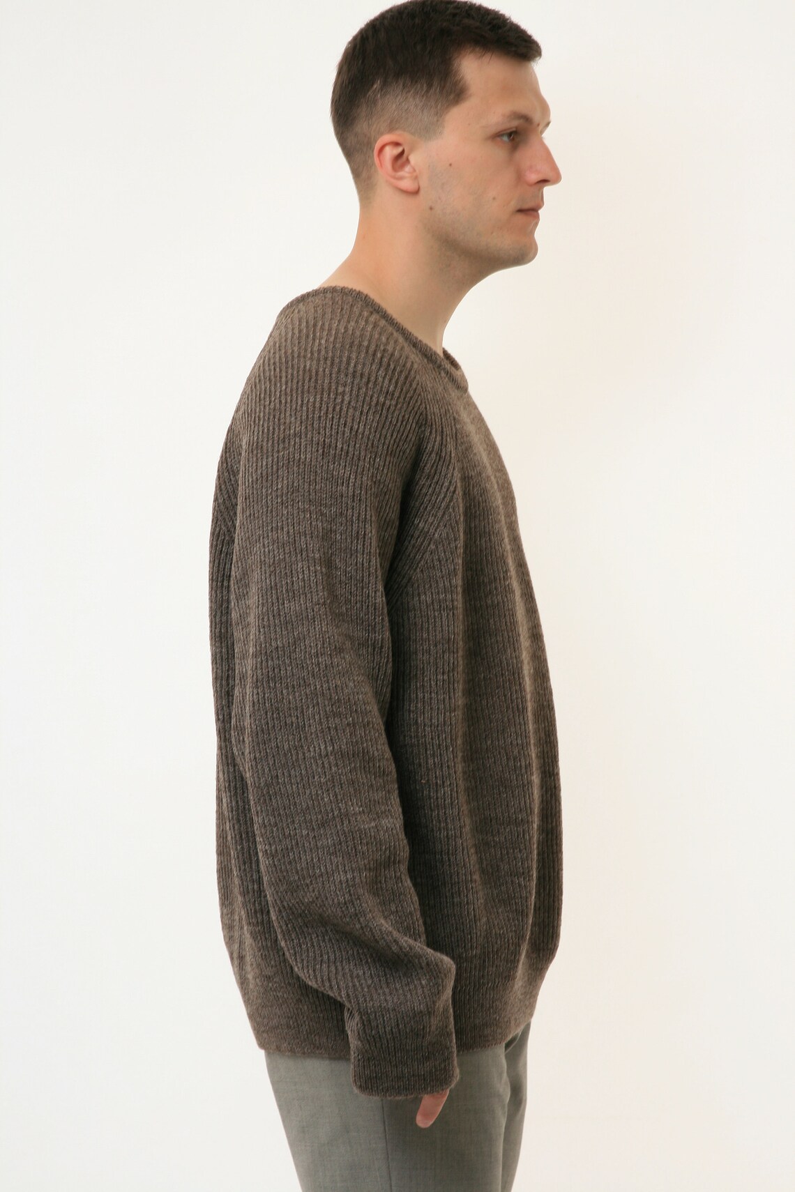 England LANDS END Vintage WOOL Jumper Sweater Mens Clothing Etsy