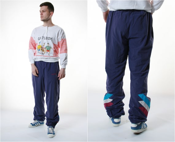 90s Vtg Rare Adidas Sport Trousers 13536