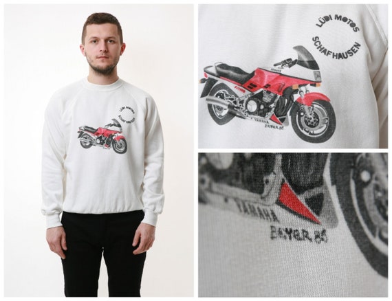 90s Moto Graphics Switcher Vintage CottonP Sweatshirt 16946
