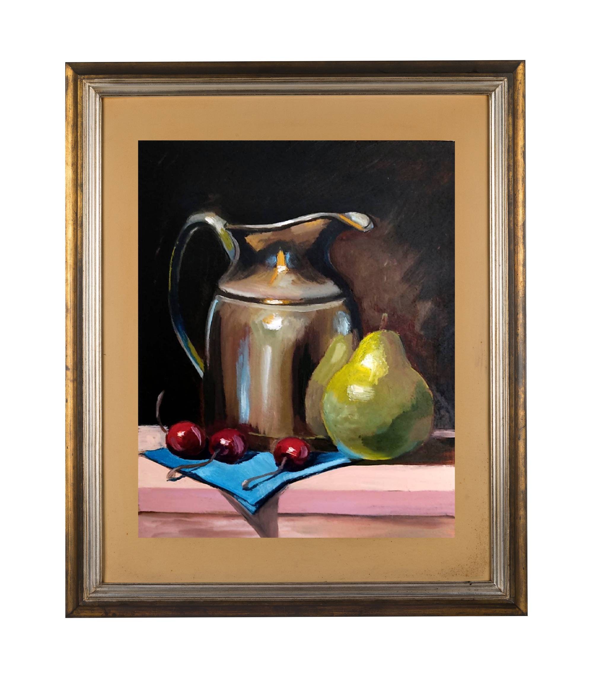 Tangerine Original Oil Painting Still Life Mandarin Orange