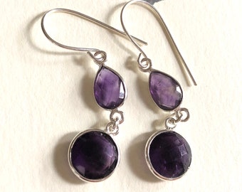 Amethyst Dangle Earrings