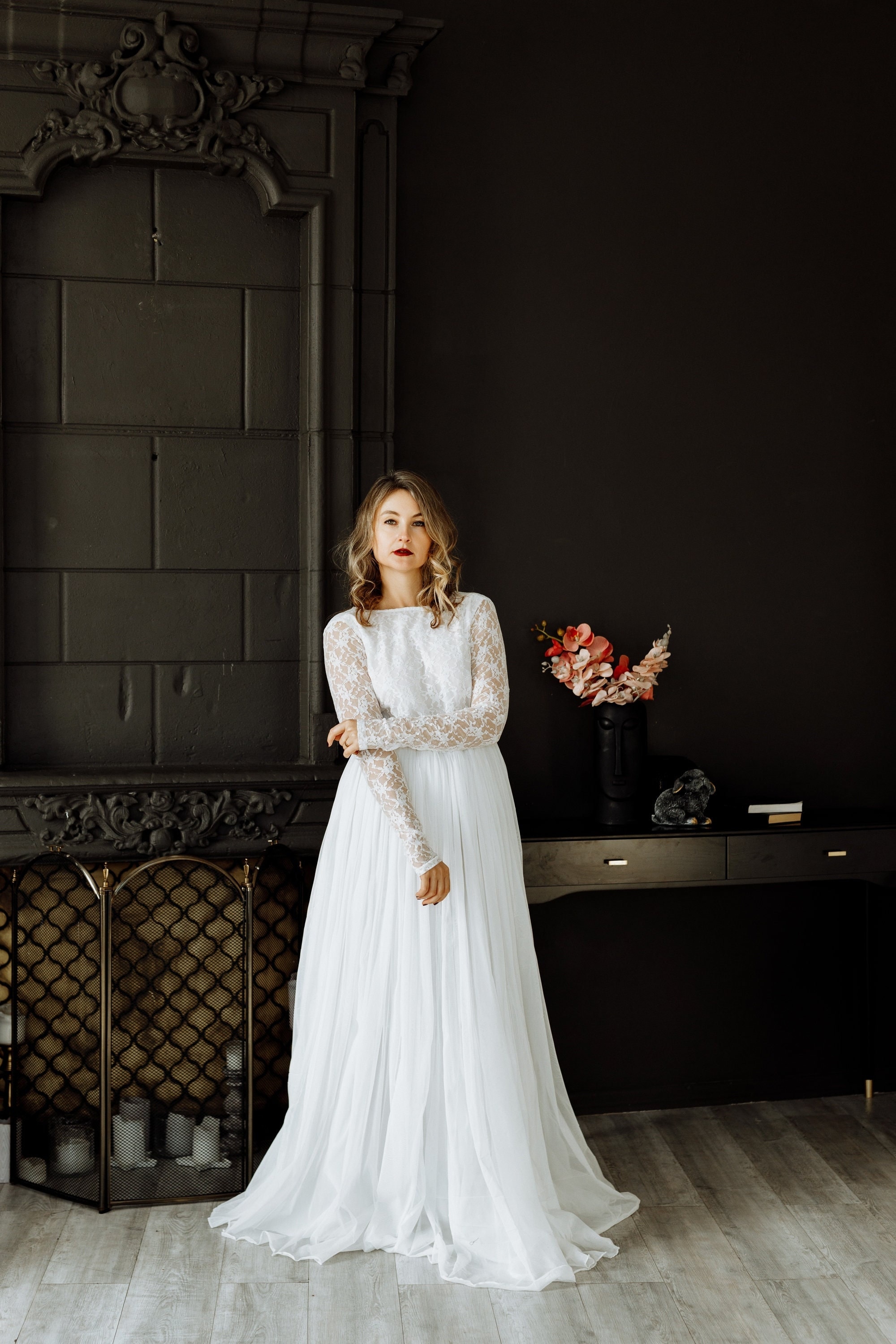boho tulle maxi dress Chic Layered Tulle Boho Sheer Ruffle Halter Maxi Dress – GLOERIA main image 0